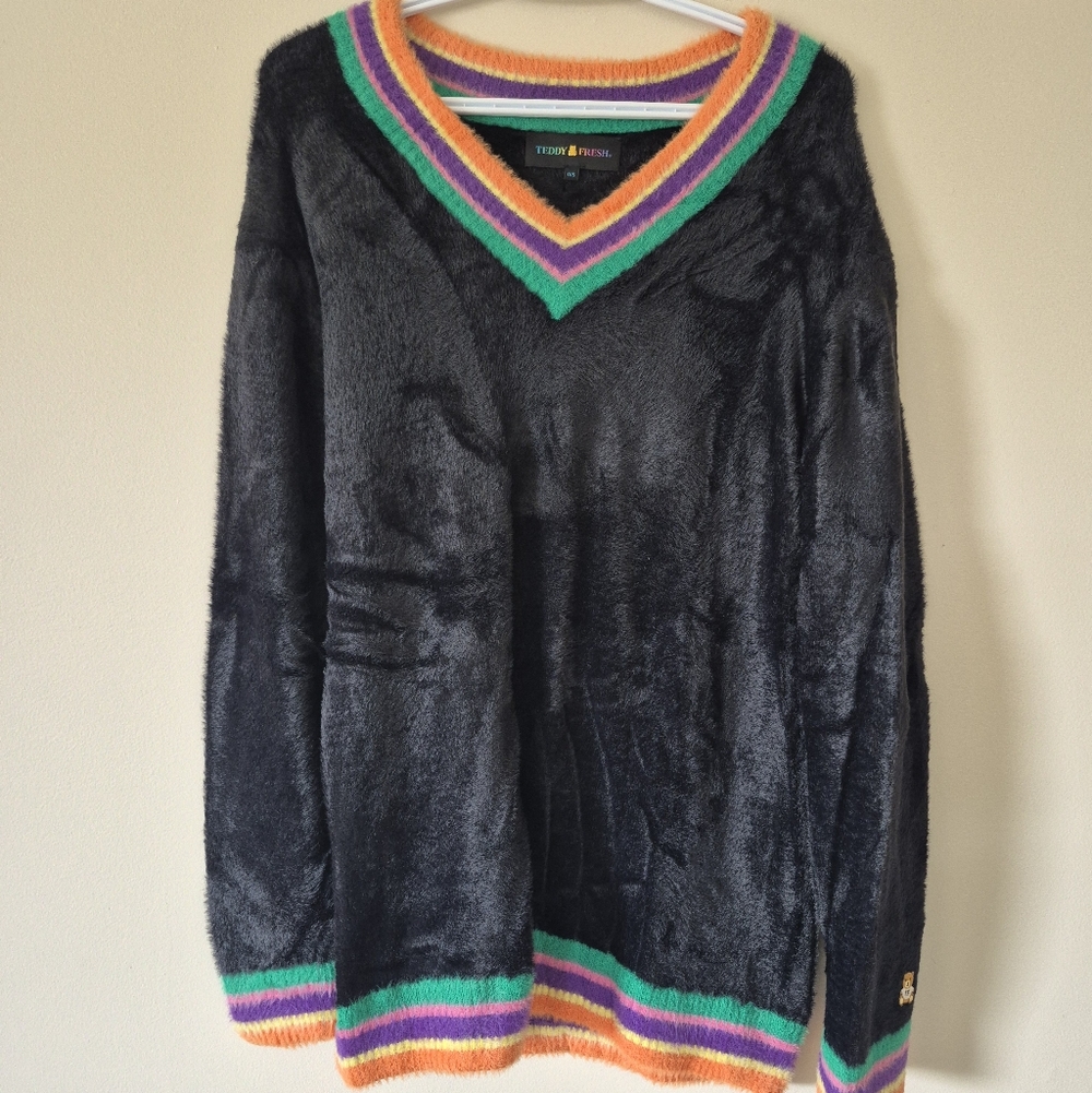 Teddy Fresh Oversized Fuzzy Sweater